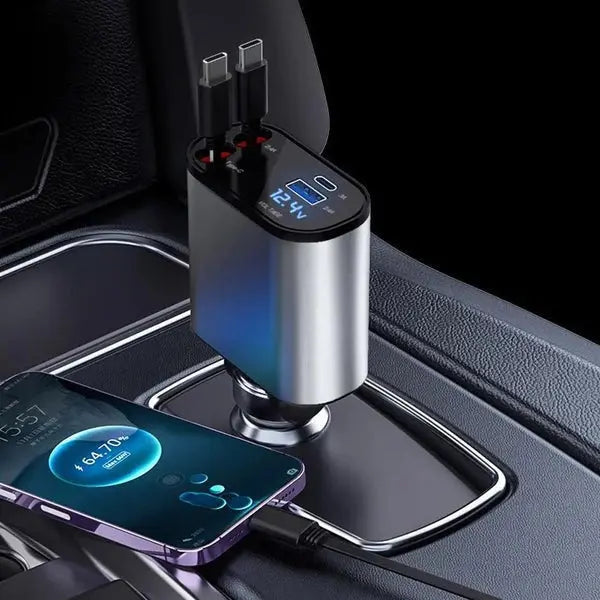 Charger Pro - Carregador 4 em 1 Automotivo 5x mais rápido
