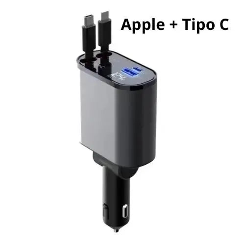 Charger Pro - Carregador 4 em 1 Automotivo 5x mais rápido