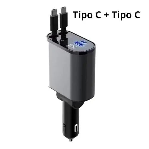 Charger Pro - Carregador 4 em 1 Automotivo 5x mais rápido