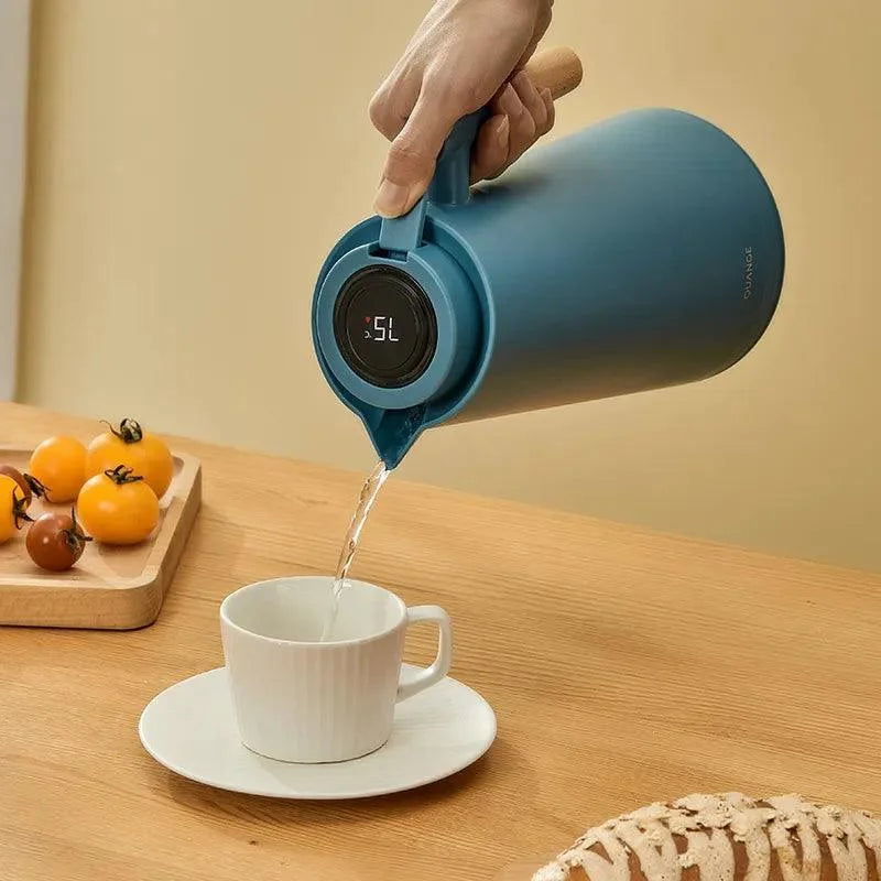 Garrafa Térmica com Termômetro Digital para Café e Chá da Auro