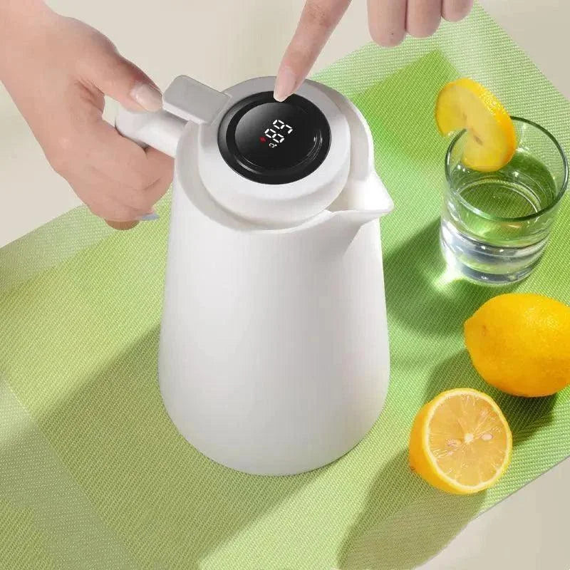 Garrafa Térmica com Termômetro Digital para Café e Chá da Auro