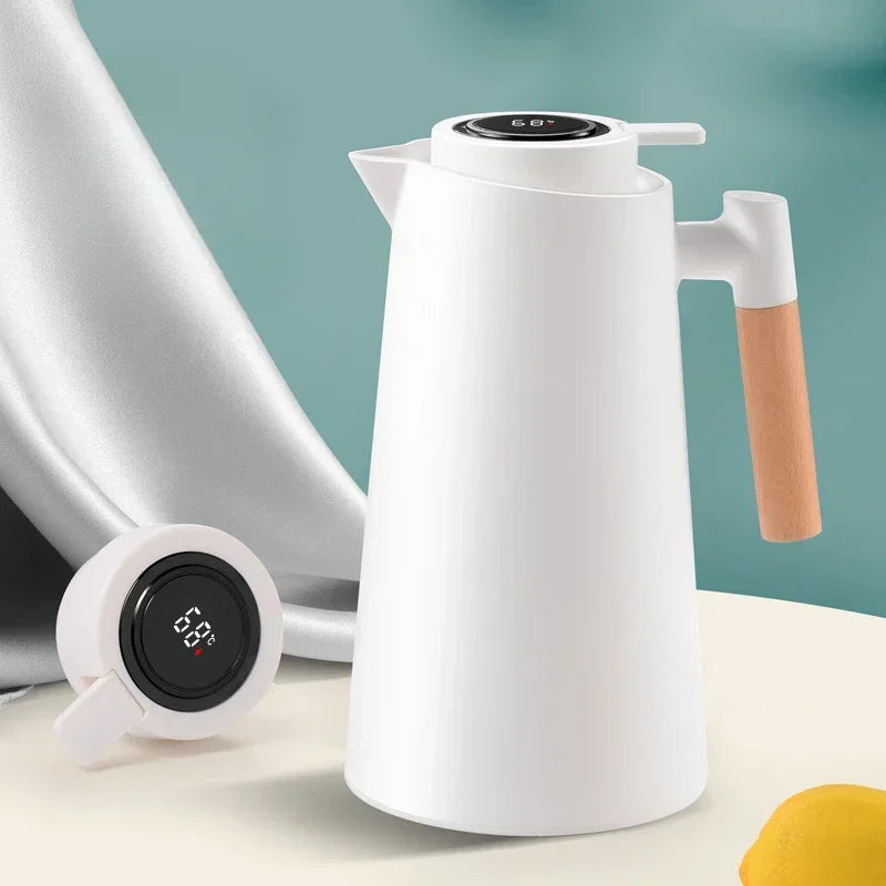 Garrafa Térmica com Termômetro Digital para Café e Chá da Auro